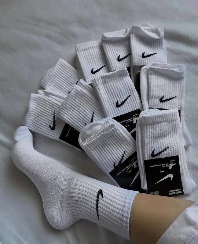«Nike Dri-FIT» набір (3 пари) білі